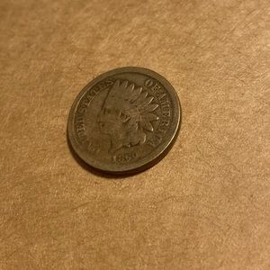 COLLECTIBLE VINTAGE 1860 INDIAN HEAD CENT